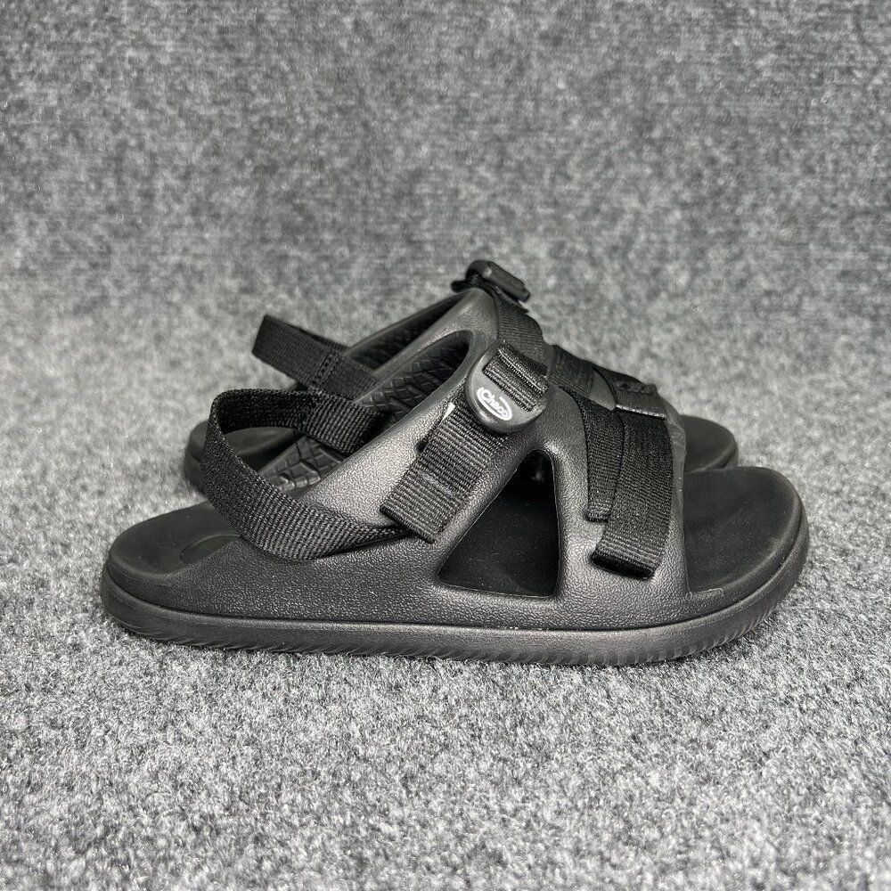Chaco Chillos Sport Straps Sandals Youth Size 1 Black Athletic Outdoor Flip Flop